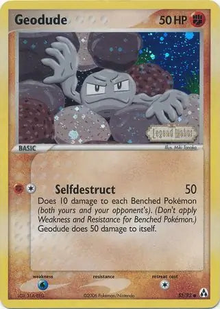 Geodude 53/92 (Legend Maker)  - Reverse Holofoil | Good Games Adelaide SA