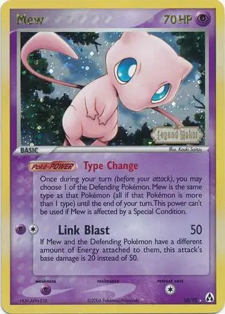 Mew 10/92 (Legend Maker)  - Reverse Holofoil | Good Games Adelaide SA