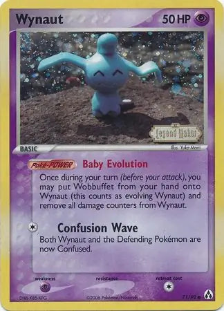 Wynaut 71/92 (Legend Maker)  - Reverse Holofoil | Good Games Adelaide SA