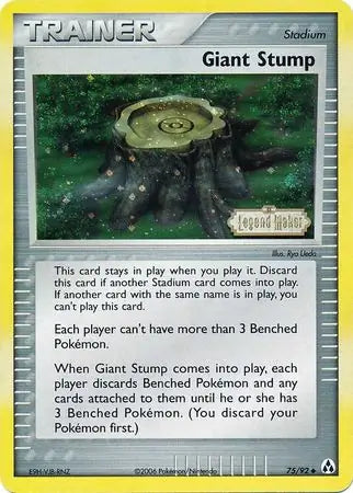 Giant Stump 75/92 (Legend Maker)  - Reverse Holofoil | Good Games Adelaide SA