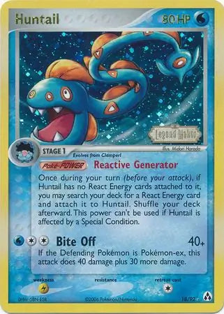 Huntail 18/92 (Legend Maker)  - Reverse Holofoil | Good Games Adelaide SA