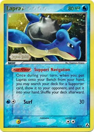 Lapras 8/92 (Legend Maker)  - Reverse Holofoil | Good Games Adelaide SA