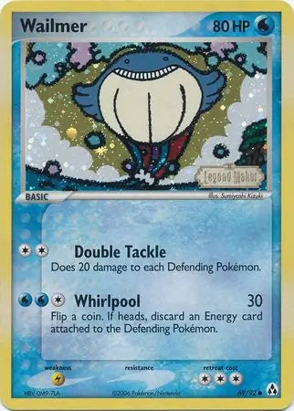 Wailmer 69/92 (Legend Maker)  - Reverse Holofoil | Good Games Adelaide SA