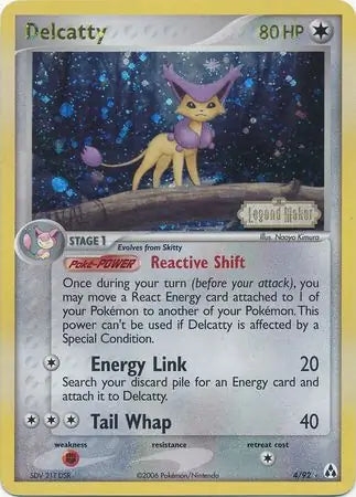 Delcatty 4/92 (Legend Maker)  - Reverse Holofoil | Good Games Adelaide SA