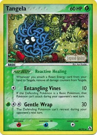Tangela 44/92 (Legend Maker)  - Reverse Holofoil | Good Games Adelaide SA