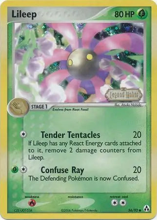 Lileep 56/92 (Legend Maker)  - Reverse Holofoil | Good Games Adelaide SA