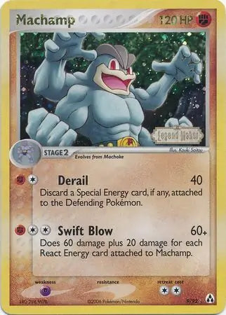 Machamp 9/92 (Legend Maker)  - Reverse Holofoil | Good Games Adelaide SA