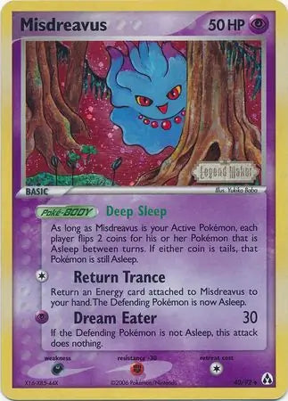 Misdreavus 40/92 (Legend Maker)  - Reverse Holofoil | Good Games Adelaide SA