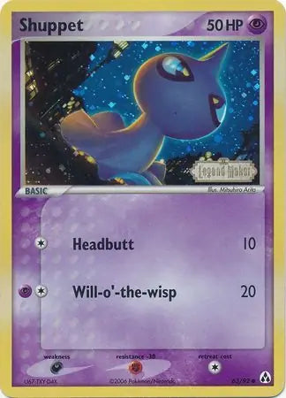 Shuppet 63/92 (Legend Maker)  - Reverse Holofoil | Good Games Adelaide SA