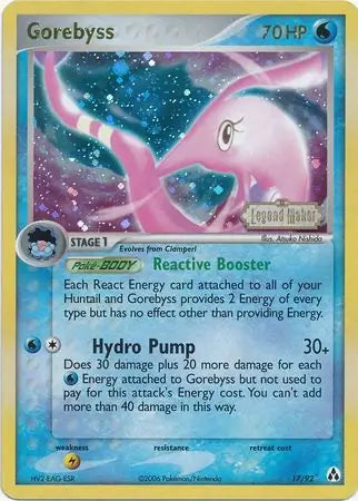 Gorebyss 17/92 (Legend Maker)  - Reverse Holofoil | Good Games Adelaide SA