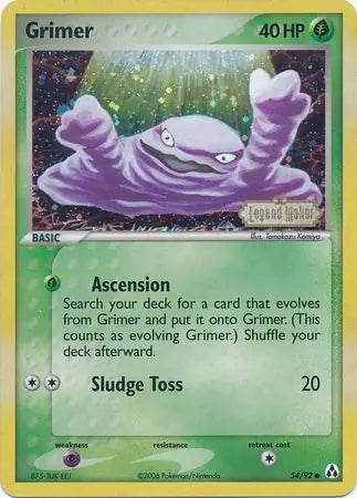 Grimer 54/92 (Legend Maker)  - Reverse Holofoil | Good Games Adelaide SA