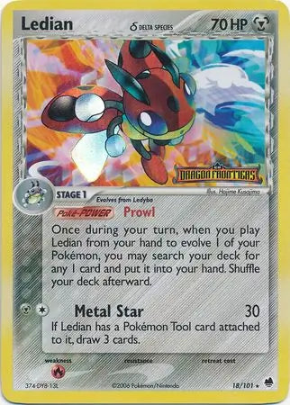Ledian Delta Species 18/101 (Dragon Frontiers)  - Reverse Holofoil | Good Games Adelaide SA