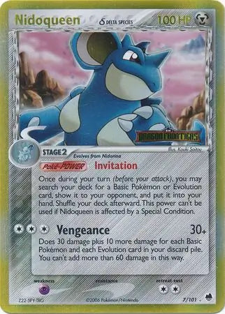 Nidoqueen Delta Species 7/101 (Dragon Frontiers)  - Reverse Holofoil | Good Games Adelaide SA