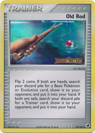 Old Rod 78/101 (Dragon Frontiers)  - Reverse Holofoil | Good Games Adelaide SA