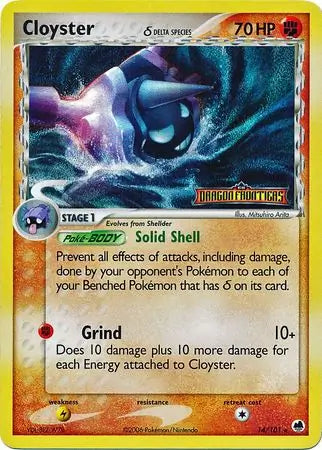 Cloyster Delta Species 14/101 (Dragon Frontiers)  - Reverse Holofoil | Good Games Adelaide SA