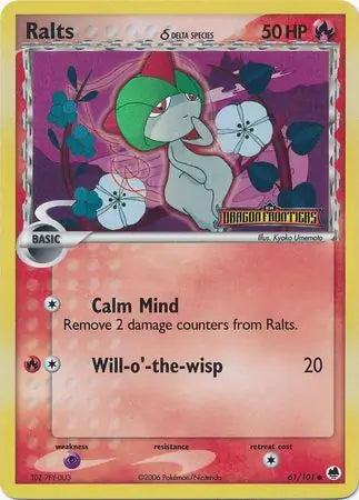 Ralts Delta Species 61/101 (Dragon Frontiers)  - Reverse Holofoil | Good Games Adelaide SA