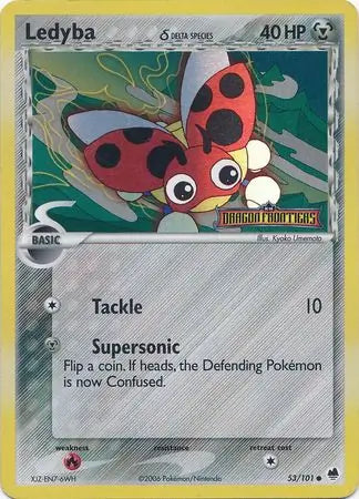 Ledyba Delta Species 53/101 (Dragon Frontiers)  - Reverse Holofoil | Good Games Adelaide SA