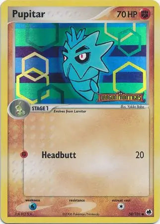 Pupitar 58/101 (Dragon Frontiers)  - Reverse Holofoil | Good Games Adelaide SA