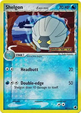 Shelgon Delta Species 38/101 (Dragon Frontiers)  - Reverse Holofoil | Good Games Adelaide SA