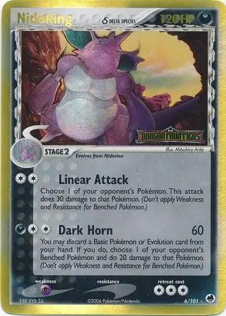 Nidoking Delta Species 6/101 (Dragon Frontiers)  - Reverse Holofoil | Good Games Adelaide SA