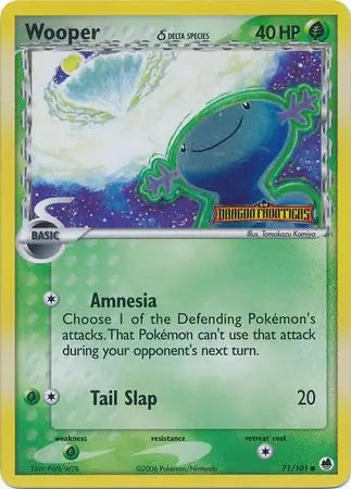 Wooper Delta Species 71/101 (Dragon Frontiers)  - Reverse Holofoil | Good Games Adelaide SA