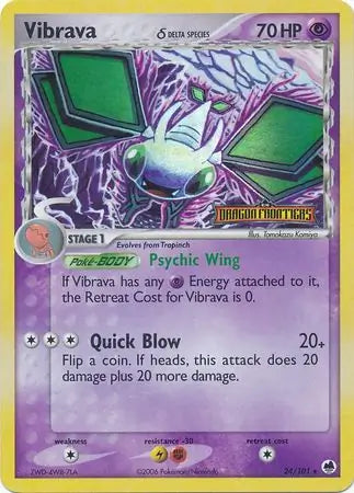 Vibrava Delta Species 24/101 (Dragon Frontiers)  - Reverse Holofoil | Good Games Adelaide SA