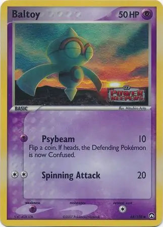 Baltoy 44/108 (Power Keepers)  - Reverse Holofoil | Good Games Adelaide SA