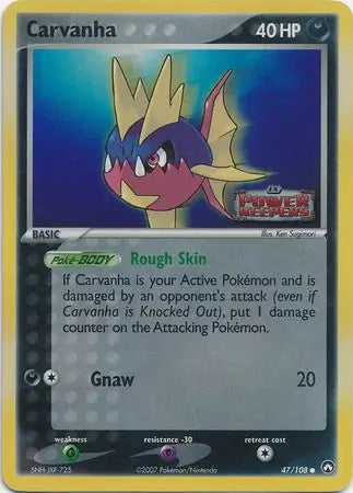 Carvanha 47/108 (Power Keepers)  - Reverse Holofoil | Good Games Adelaide SA
