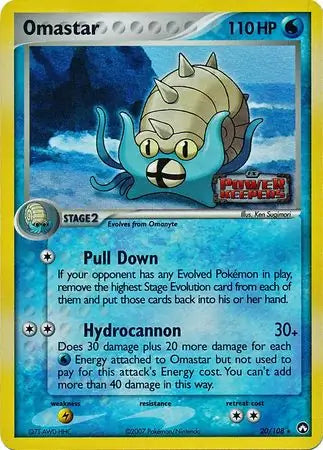 Omastar 20/108 (Power Keepers)  - Reverse Holofoil | Good Games Adelaide SA