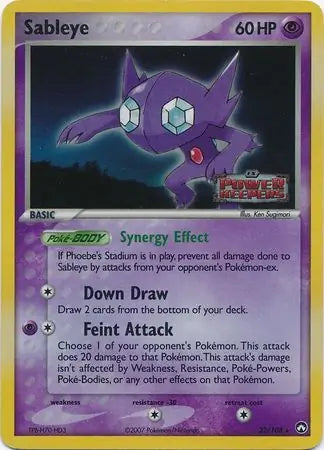 Sableye 22/108 (Power Keepers)  - Reverse Holofoil | Good Games Adelaide SA