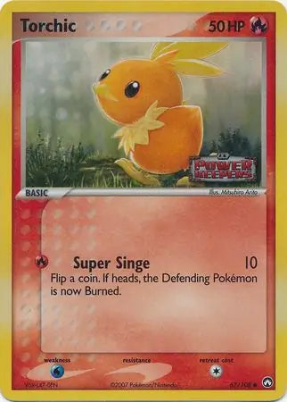 Torchic 67/108 (Power Keepers)  - Reverse Holofoil | Good Games Adelaide SA