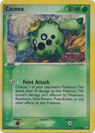 Cacnea 46/108 (Power Keepers)  - Reverse Holofoil | Good Games Adelaide SA