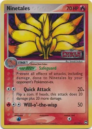 Ninetales 19/108 (Power Keepers)  - Reverse Holofoil | Good Games Adelaide SA