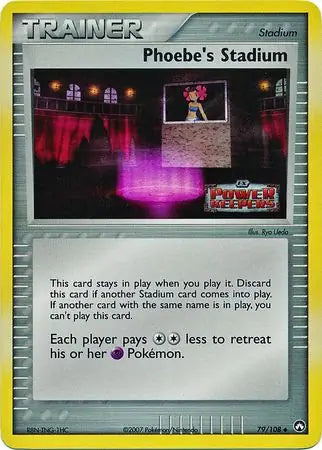 Phoebe's Stadium 79/108 (Power Keepers)  - Reverse Holofoil | Good Games Adelaide SA