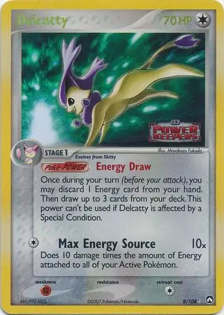 Delcatty 8/108 (Power Keepers)  - Reverse Holofoil | Good Games Adelaide SA
