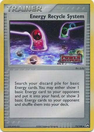 Energy Recycle System 73/108 (Power Keepers)  - Reverse Holofoil | Good Games Adelaide SA