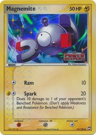 Magnemite 54/108 (Power Keepers)  - Reverse Holofoil | Good Games Adelaide SA