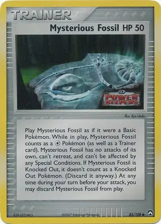 Mysterious Fossil 85/108 (Power Keepers)  - Reverse Holofoil | Good Games Adelaide SA