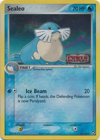 Sealeo 37/108 (Power Keepers)  - Reverse Holofoil | Good Games Adelaide SA