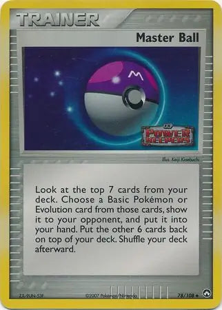 Master Ball 78/108 (Power Keepers)  - Reverse Holofoil | Good Games Adelaide SA