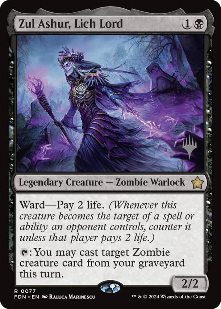 Zul Ashur Lich Lord 77 (Promo Pack: Lorwyn Eclipsed)  | Good Games Adelaide SA