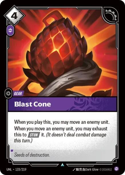 Blast Cone 133/219 (Unleashed)  | Good Games Adelaide SA