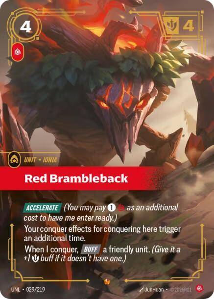 Red Brambleback 029/219 (Unleashed)  - Foil | Good Games Adelaide SA