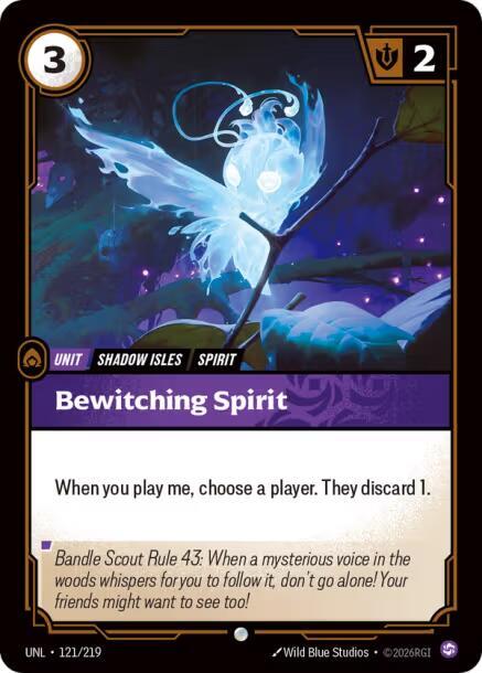 Bewitching Spirit 121/219 (Unleashed)  - Foil | Good Games Adelaide SA