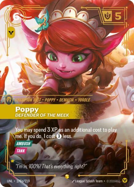 Poppy - Defender of the Meek 178a/219 (Unleashed)  - Foil | Good Games Adelaide SA