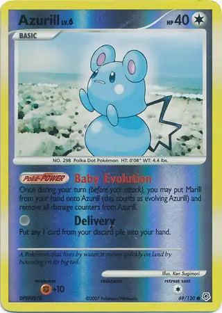 Azurill 69/130 (Diamond and Pearl)  - Reverse Holofoil | Good Games Adelaide SA
