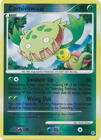 Carnivine 21/130 (Diamond and Pearl)  - Reverse Holofoil | Good Games Adelaide SA