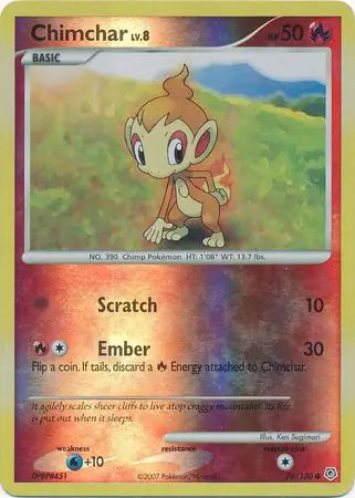 Chimchar 76/130 (Diamond and Pearl)  - Reverse Holofoil | Good Games Adelaide SA