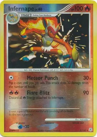 Infernape 5/130 (Diamond and Pearl)  - Reverse Holofoil | Good Games Adelaide SA