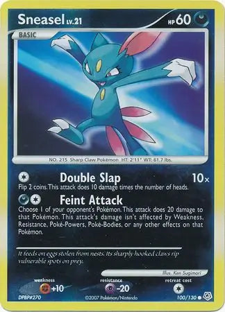 Sneasel 100/130 (Diamond and Pearl)  - Reverse Holofoil | Good Games Adelaide SA